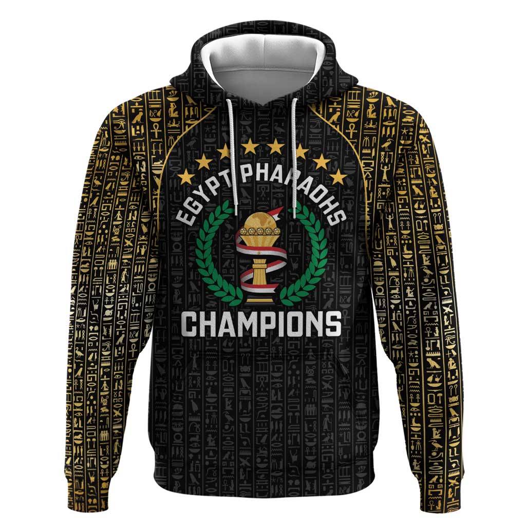 Custom Egypt Pharaohs Hoodie African Football Champions 2025