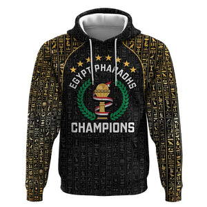 Custom Egypt Pharaohs Hoodie African Football Champions 2025