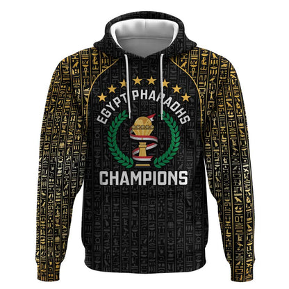 Custom Egypt Pharaohs Hoodie African Football Champions 2025
