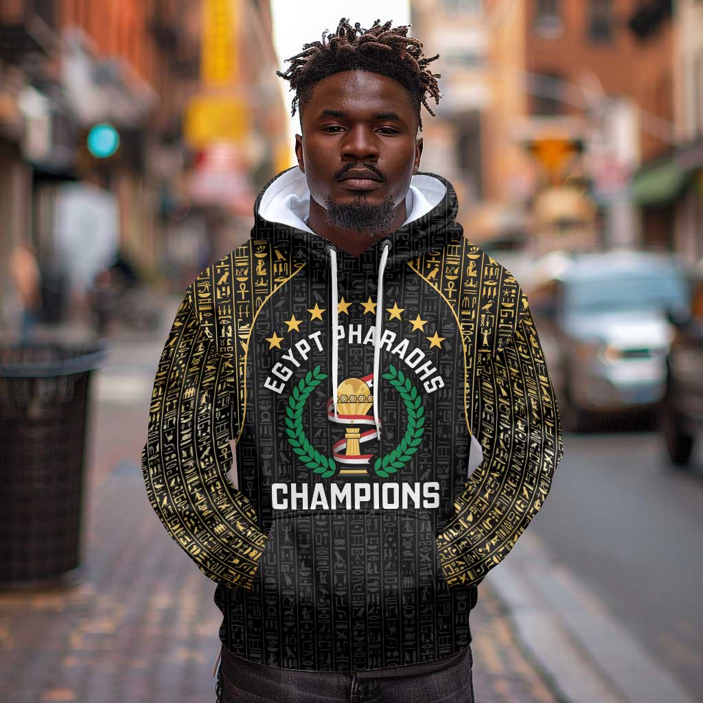 Custom Egypt Pharaohs Hoodie African Football Champions 2025