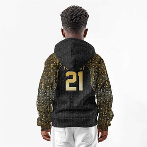 Custom Egypt Pharaohs Kid Hoodie African Football Champions 2025