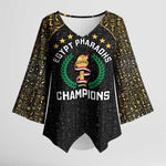 Custom Egypt Pharaohs Kimono Sleeve Blouse African Football Champions 2025