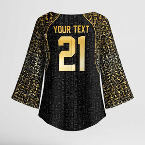 Custom Egypt Pharaohs Kimono Sleeve Blouse African Football Champions 2025