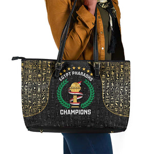 Egypt Pharaohs Leather Tote Bag African Football Champions 2025