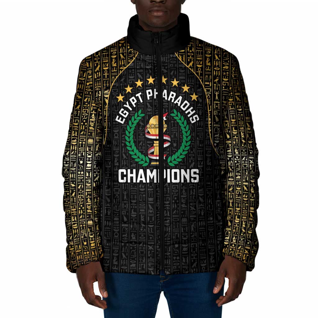 Custom Egypt Pharaohs Padded Jacket African Football Champions 2025