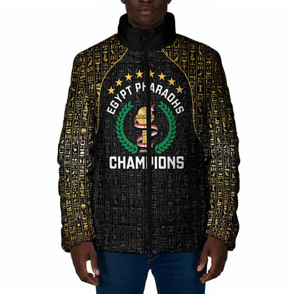 Custom Egypt Pharaohs Padded Jacket African Football Champions 2025