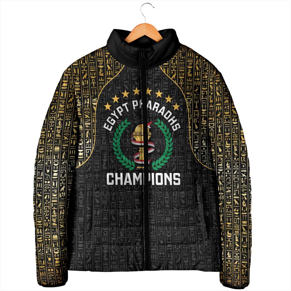 Custom Egypt Pharaohs Padded Jacket African Football Champions 2025