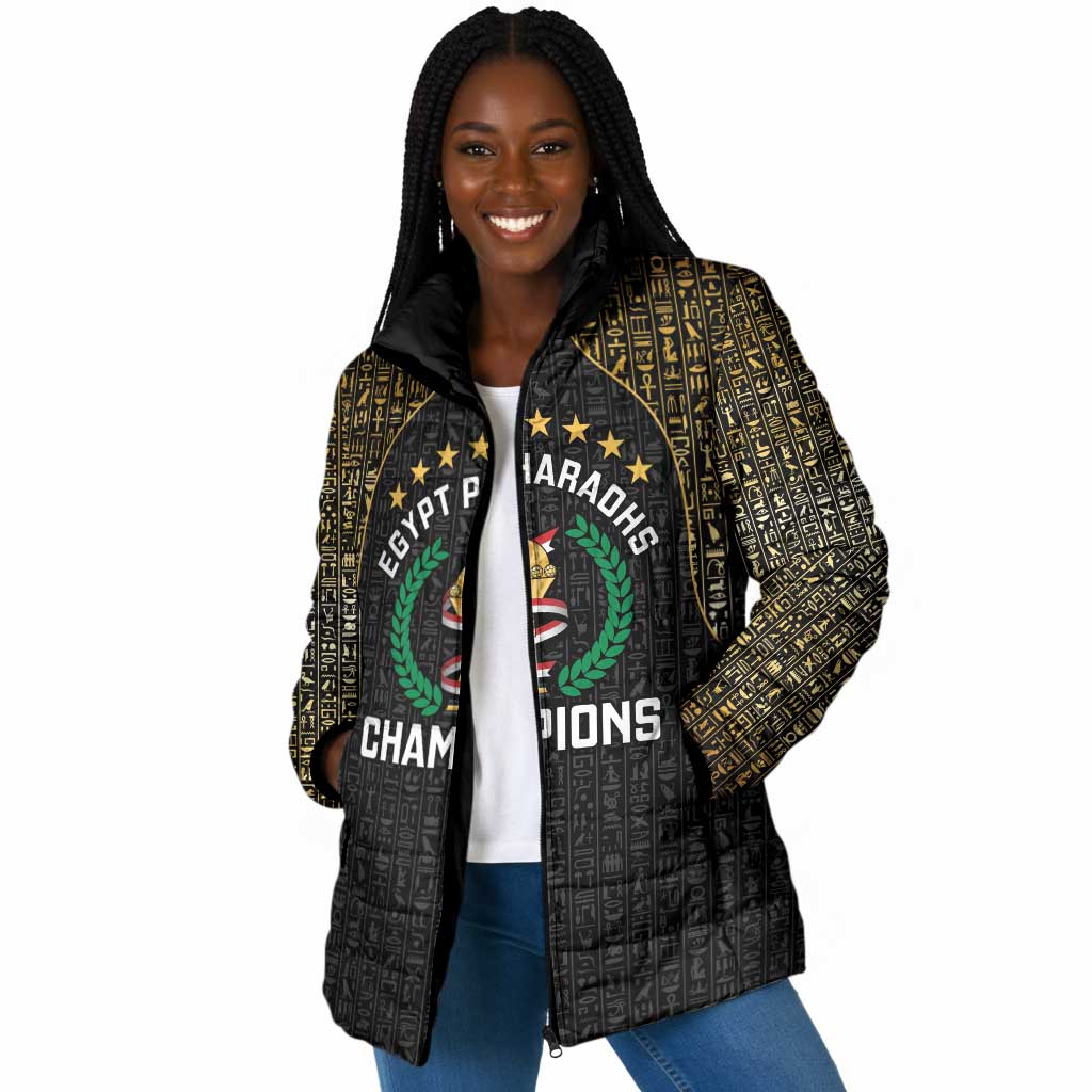 Custom Egypt Pharaohs Padded Jacket African Football Champions 2025