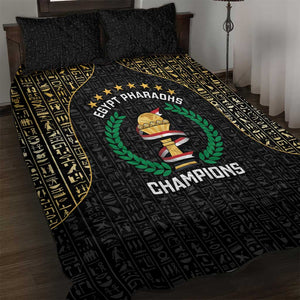 Egypt Pharaohs Quilt Bed Set African Football Champions 2025