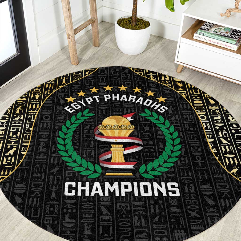 Egypt Pharaohs Round Carpet African Football Champions 2025