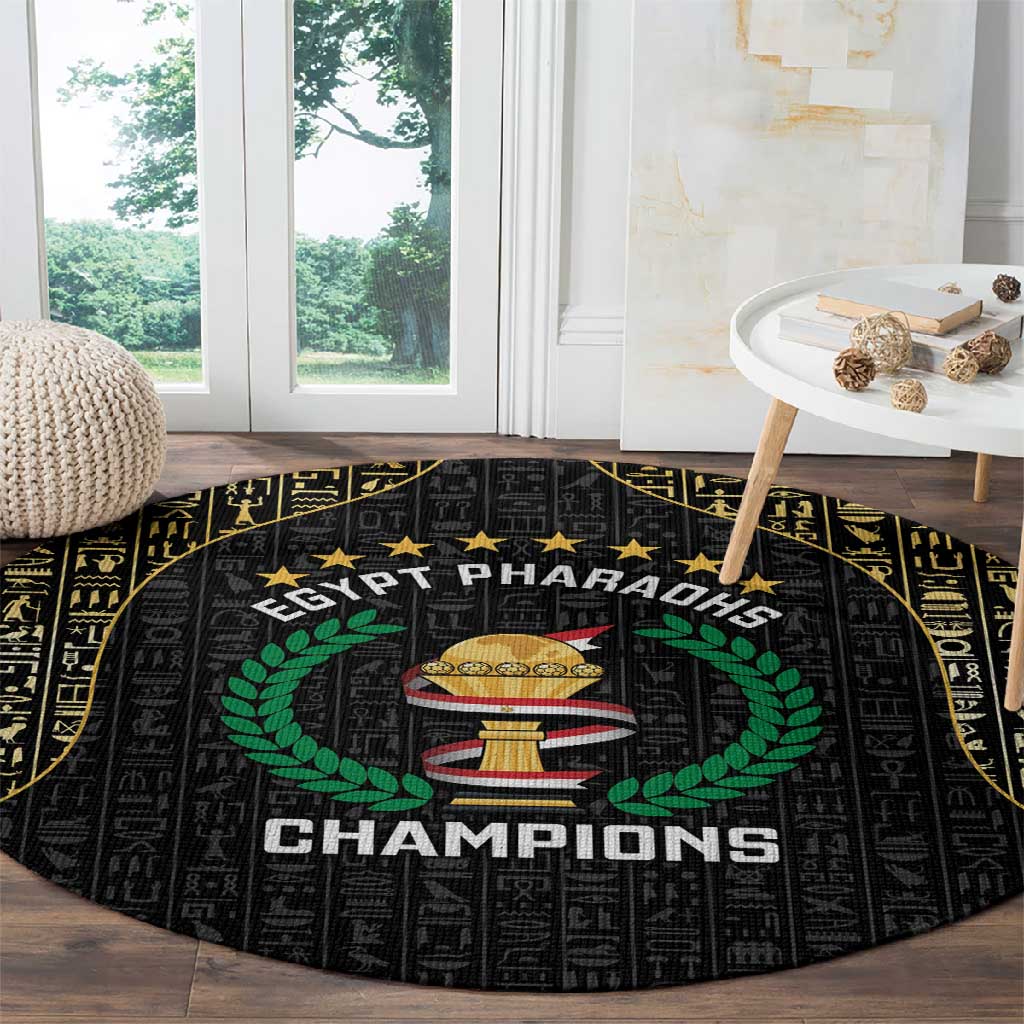 Egypt Pharaohs Round Carpet African Football Champions 2025