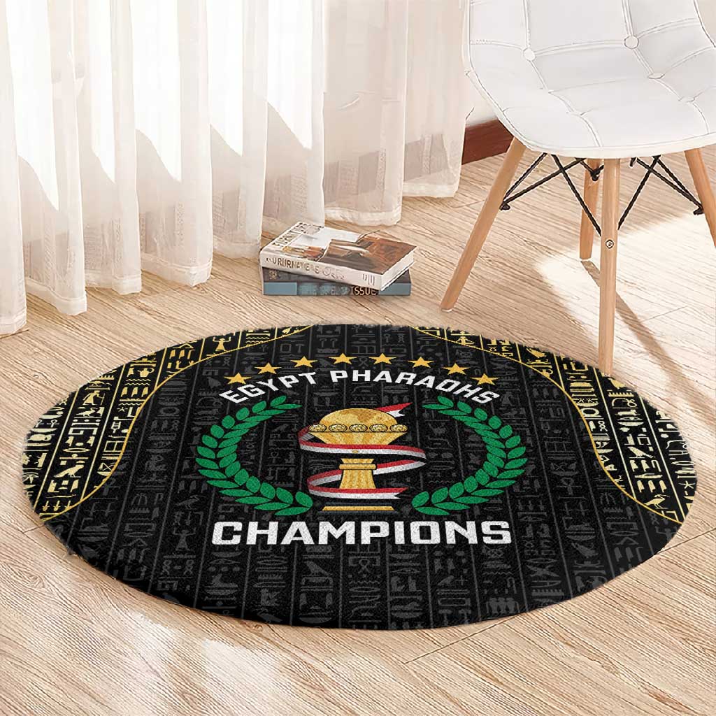 Egypt Pharaohs Round Carpet African Football Champions 2025