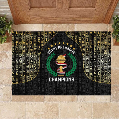 Egypt Pharaohs Rubber Doormat African Football Champions 2025