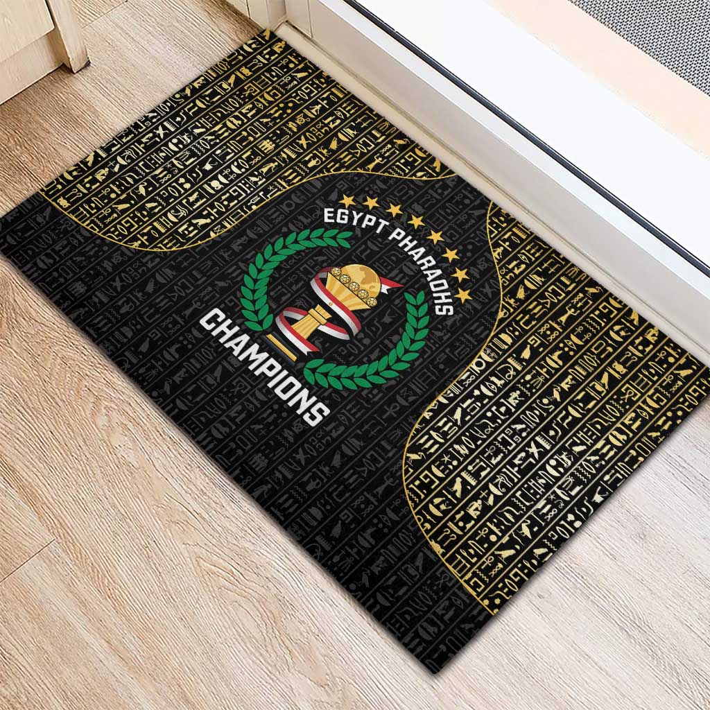 Egypt Pharaohs Rubber Doormat African Football Champions 2025