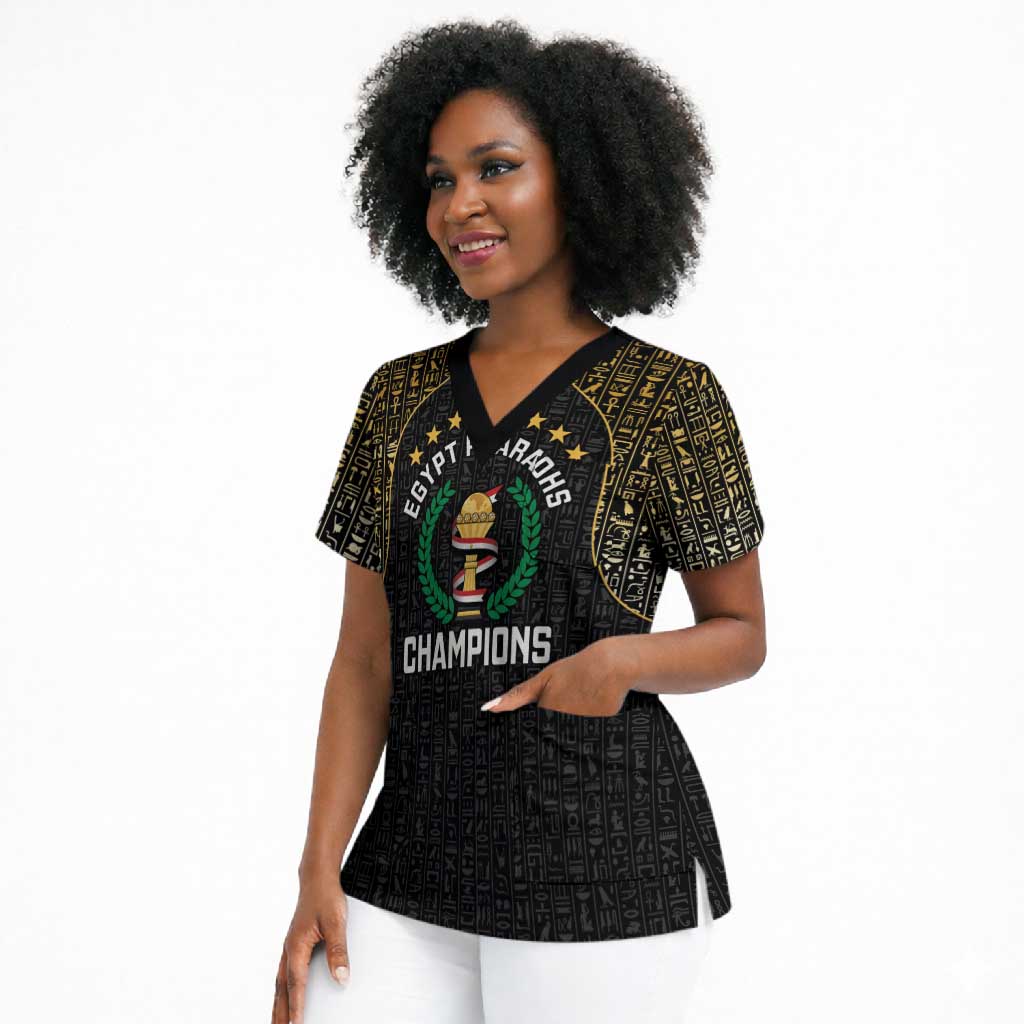 Custom Egypt Pharaohs Scrub Top African Football Champions 2025