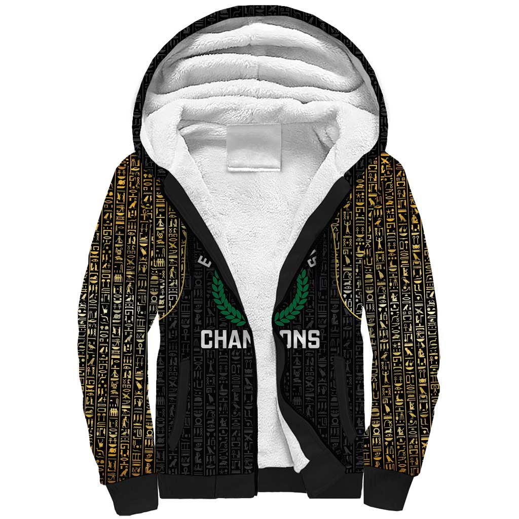 Custom Egypt Pharaohs Sherpa Hoodie African Football Champions 2025