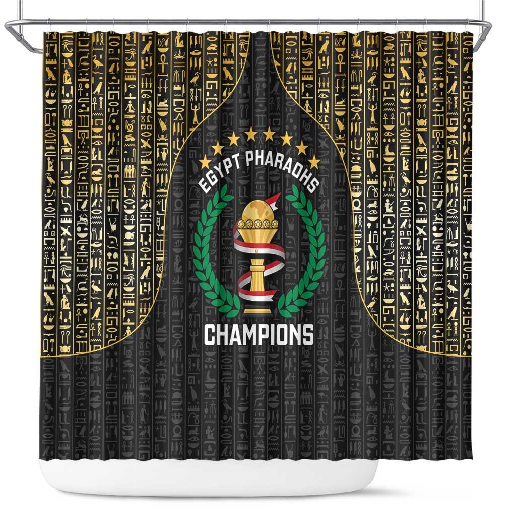 Egypt Pharaohs Shower Curtain African Football Champions 2025