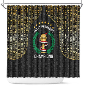 Egypt Pharaohs Shower Curtain African Football Champions 2025