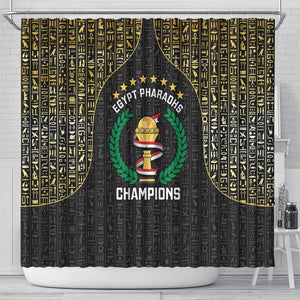 Egypt Pharaohs Shower Curtain African Football Champions 2025