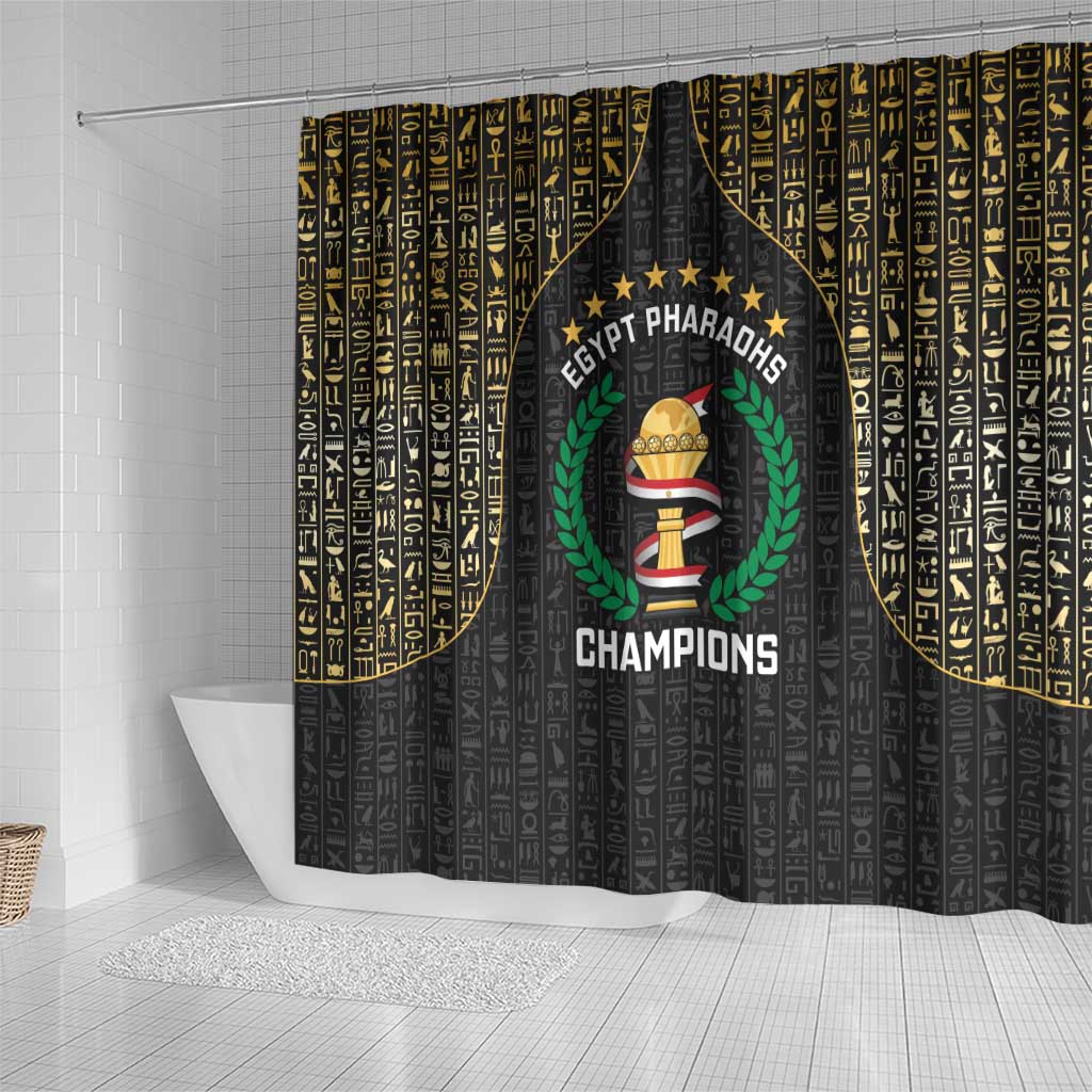 Egypt Pharaohs Shower Curtain African Football Champions 2025