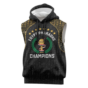 Custom Egypt Pharaohs Sleeveless Hoodie African Football Champions 2025