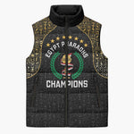 Custom Egypt Pharaohs Sleeveless Puffer Jacket African Football Champions 2025