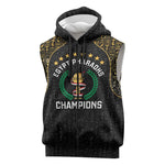 Custom Egypt Pharaohs Sleeveless Zip Hoodie African Football Champions 2025