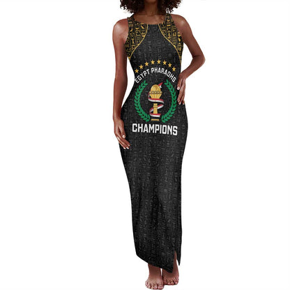 Custom Egypt Pharaohs Tank Maxi Dress African Football Champions 2025