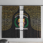 Egypt Pharaohs Window Curtain African Football Champions 2025