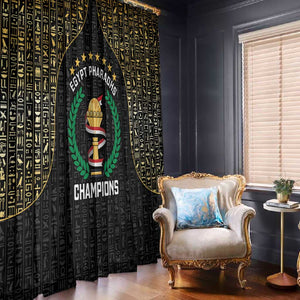 Egypt Pharaohs Window Curtain African Football Champions 2025