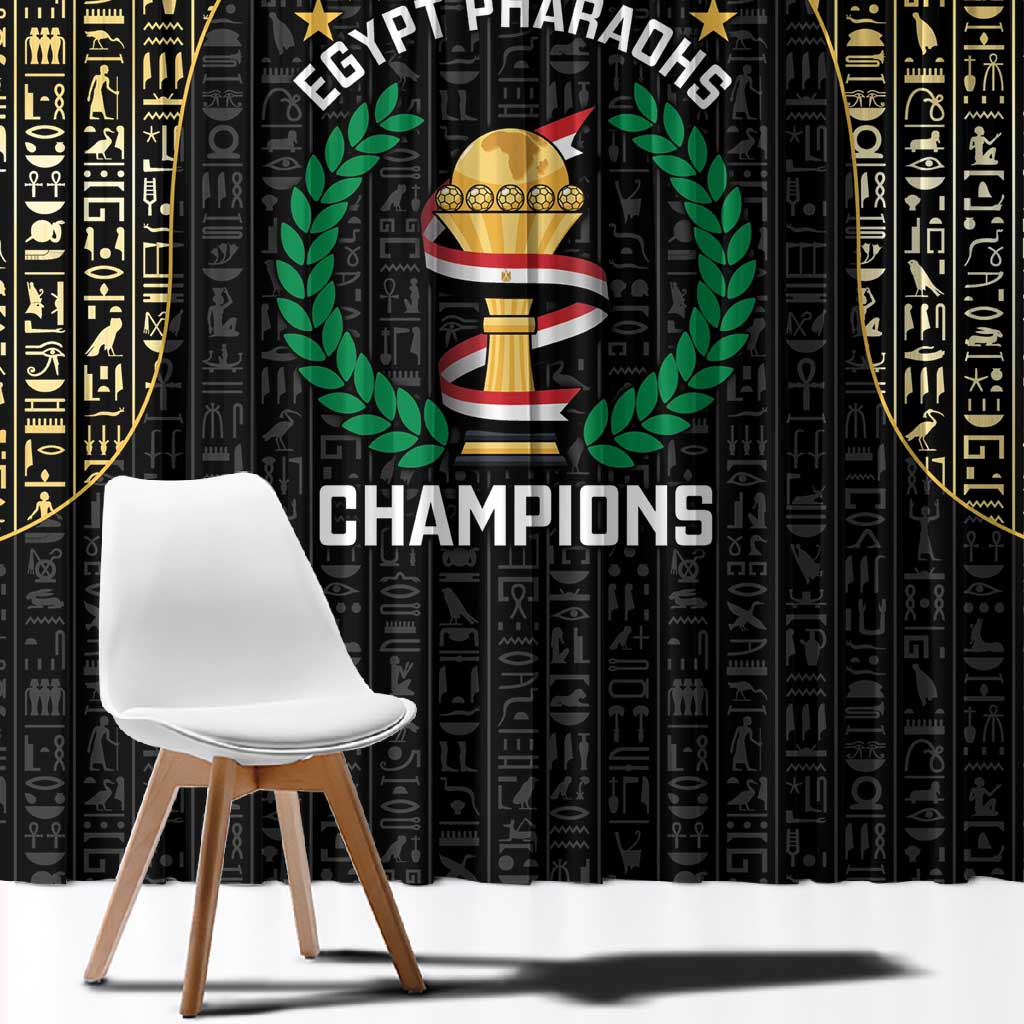 Egypt Pharaohs Window Curtain African Football Champions 2025