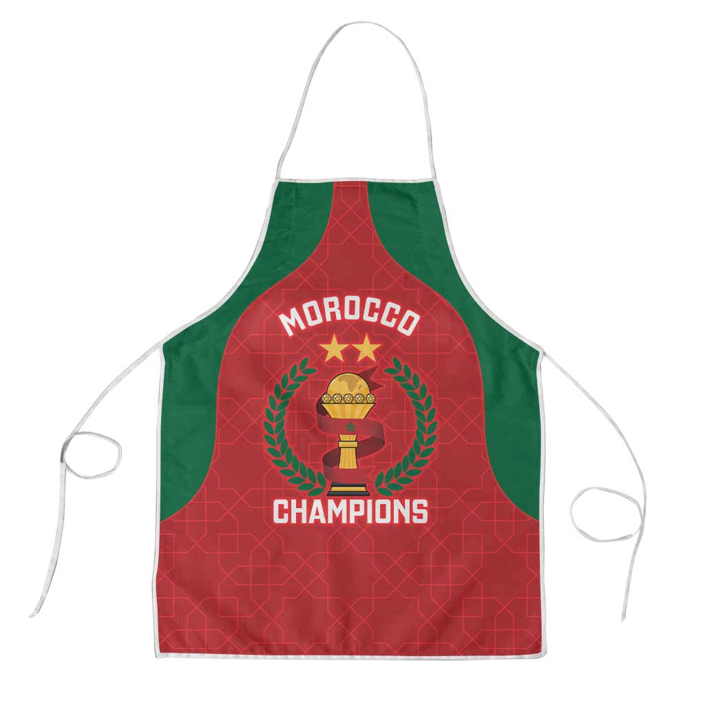 Morocco Atlas Lions Apron African Football Champions 2025