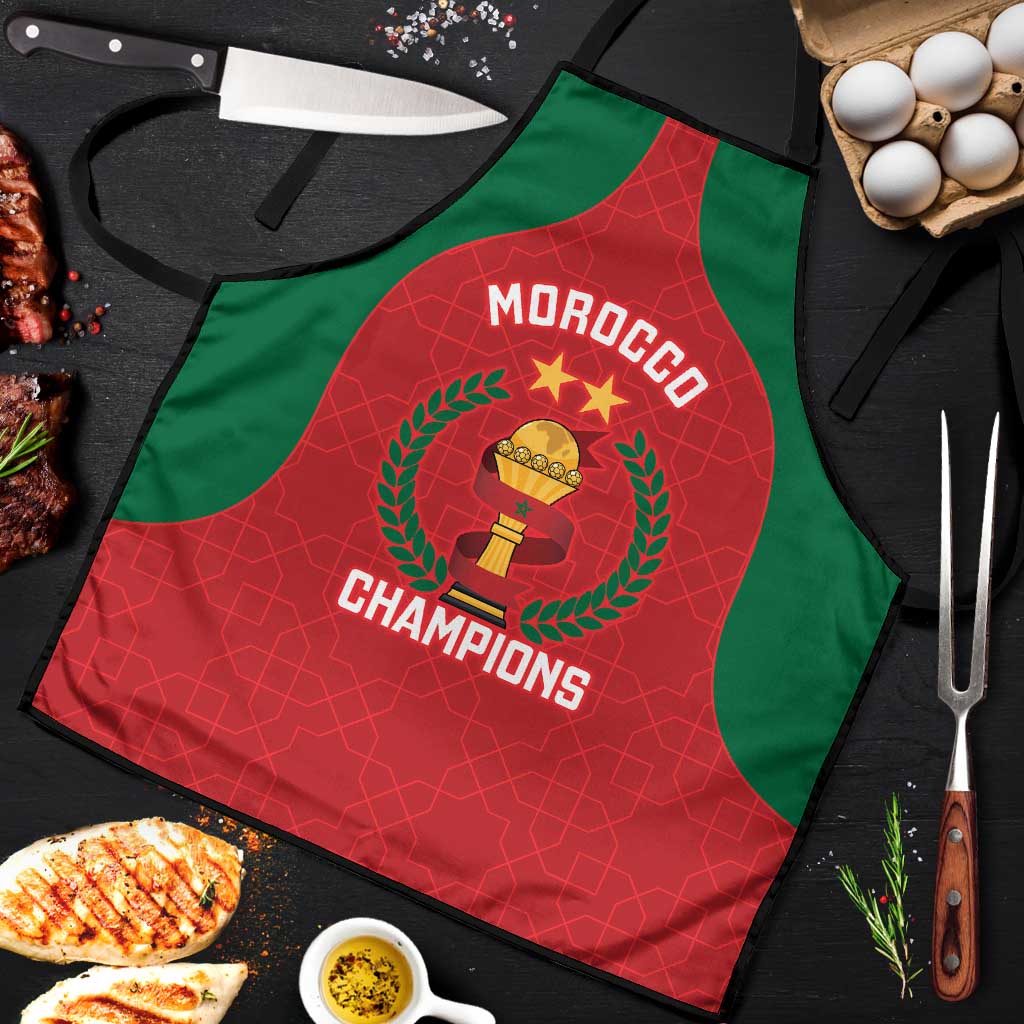 Morocco Atlas Lions Apron African Football Champions 2025