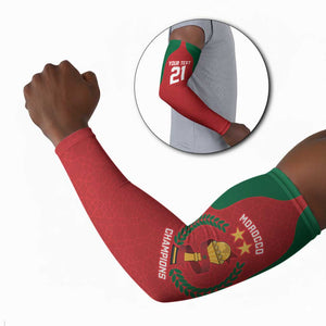 Custom Morocco Atlas Lions Arm Sleeves African Football Champions 2025
