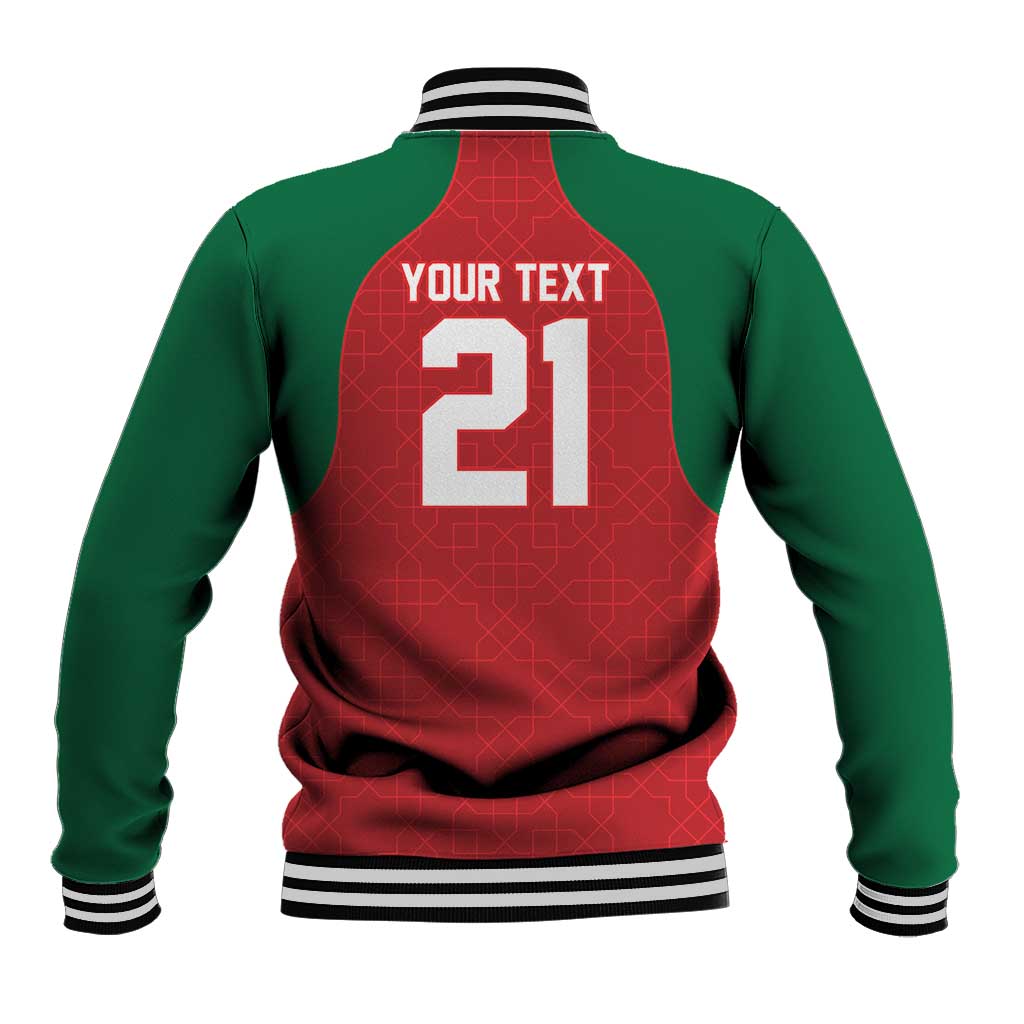 Custom Morocco Atlas Lions Baseball Jacket African Football Champions 2025