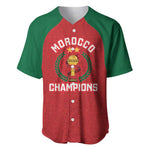 Custom Morocco Atlas Lions Baseball Jersey African Football Champions 2025