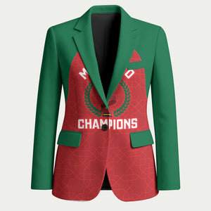 Custom Morocco Atlas Lions Blazer African Football Champions 2025
