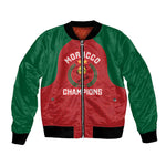 Custom Morocco Atlas Lions Bomber Jacket African Football Champions 2025