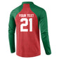 Custom Morocco Atlas Lions Button Sweatshirt African Football Champions 2025
