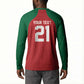 Custom Morocco Atlas Lions Button Sweatshirt African Football Champions 2025