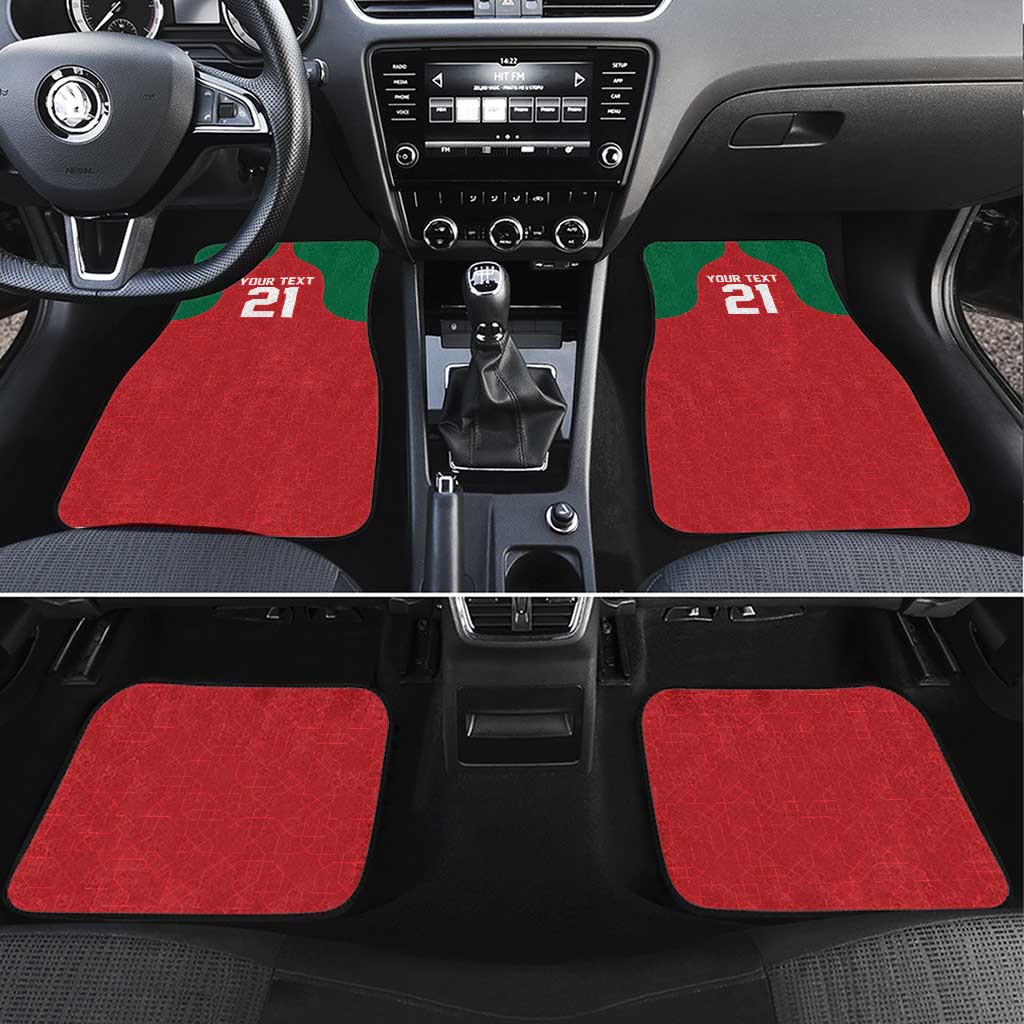 Custom Morocco Atlas Lions Car Mats African Football Champions 2025