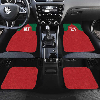 Custom Morocco Atlas Lions Car Mats African Football Champions 2025