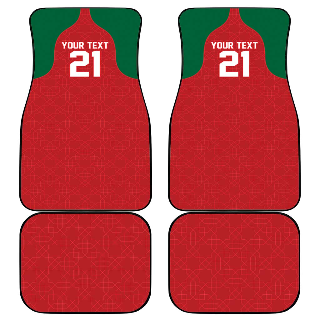 Custom Morocco Atlas Lions Car Mats African Football Champions 2025