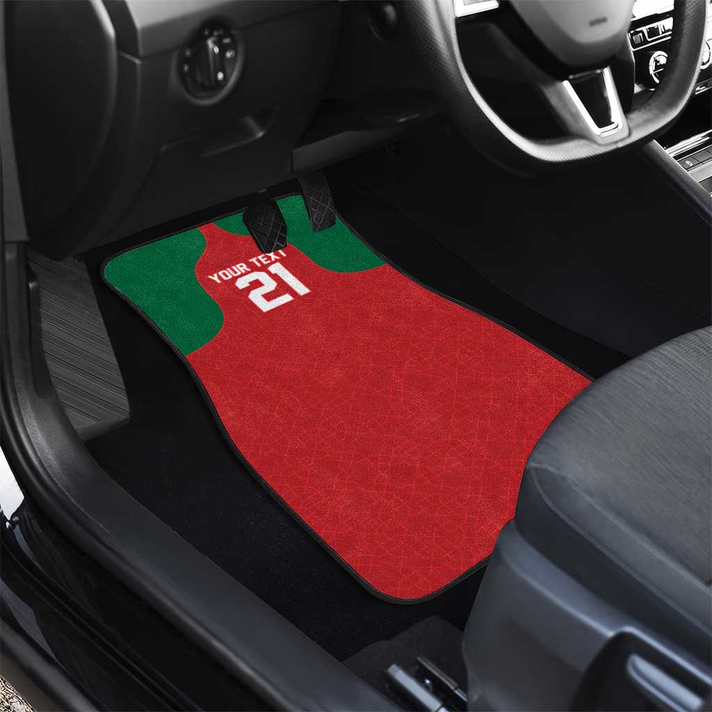 Custom Morocco Atlas Lions Car Mats African Football Champions 2025