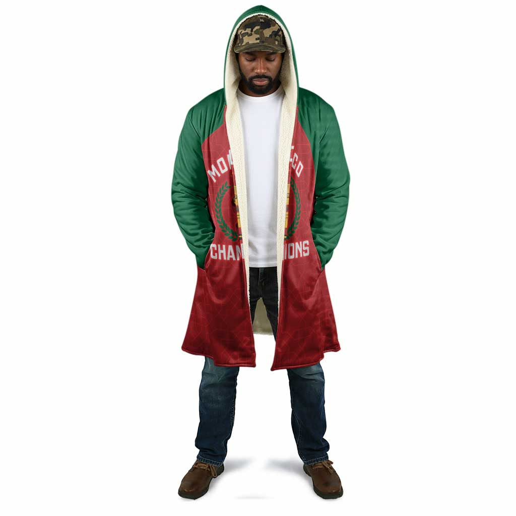Custom Morocco Atlas Lions Cloak African Football Champions 2025