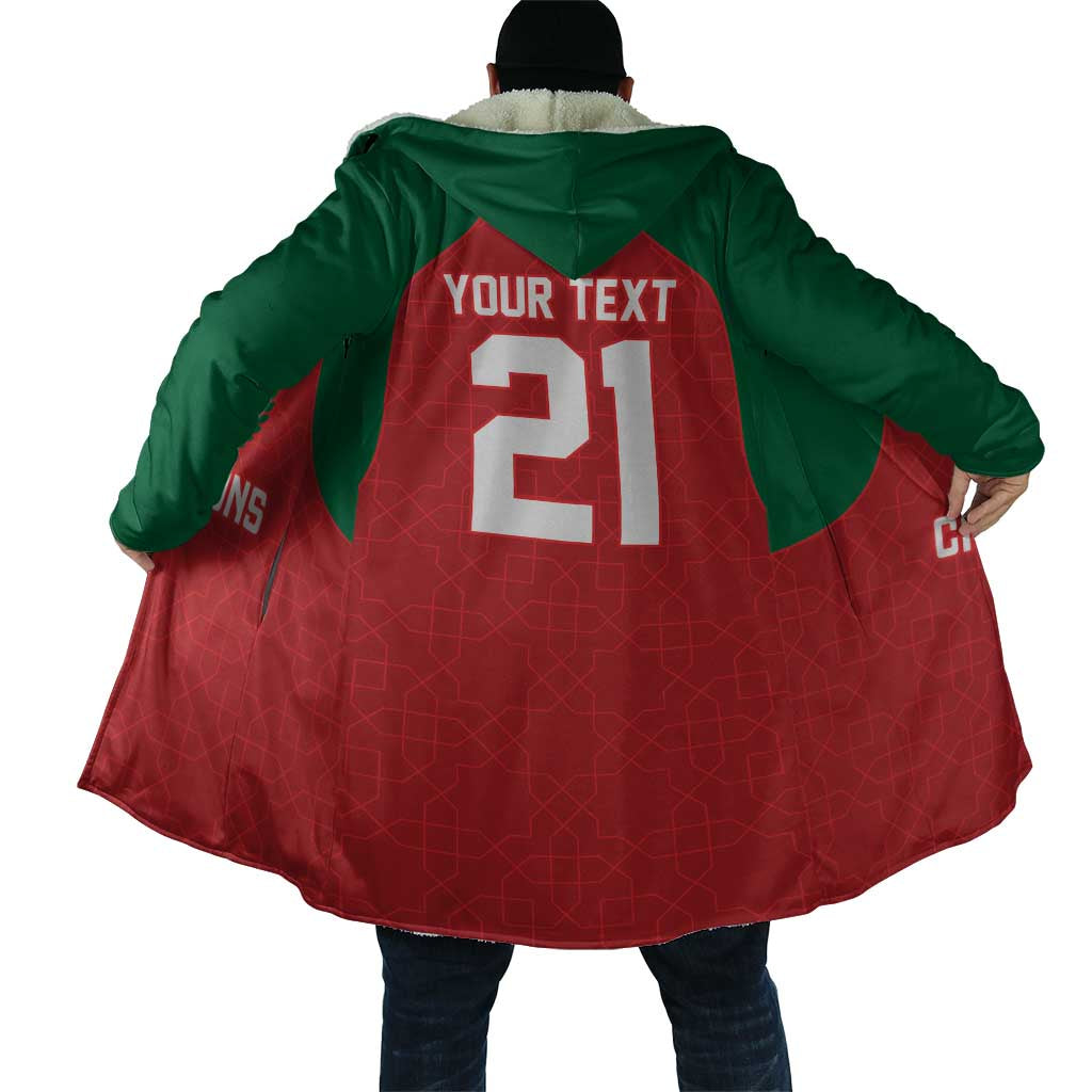 Custom Morocco Atlas Lions Cloak African Football Champions 2025