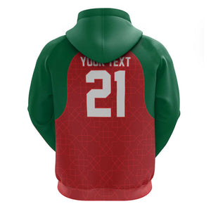 Custom Morocco Atlas Lions Hoodie African Football Champions 2025