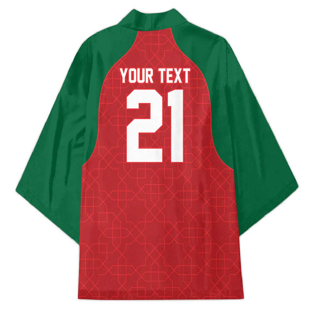 Custom Morocco Atlas Lions Kimono African Football Champions 2025