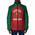 Custom Morocco Atlas Lions Padded Jacket African Football Champions 2025