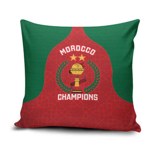 Morocco Atlas Lions Pillow Cover African Football Champions 2025